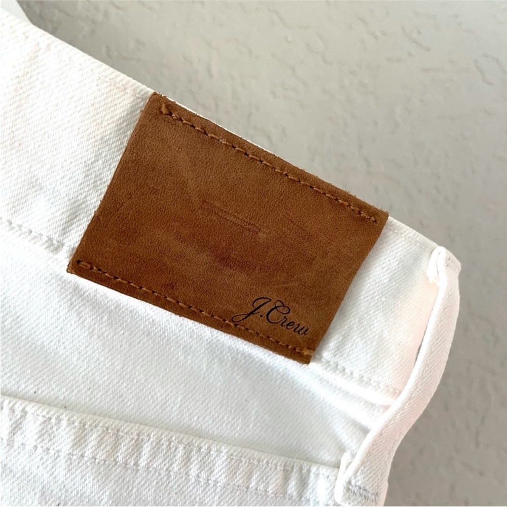 NWT J Crew Wide-leg denim trouser in white - Picture 8 of 8